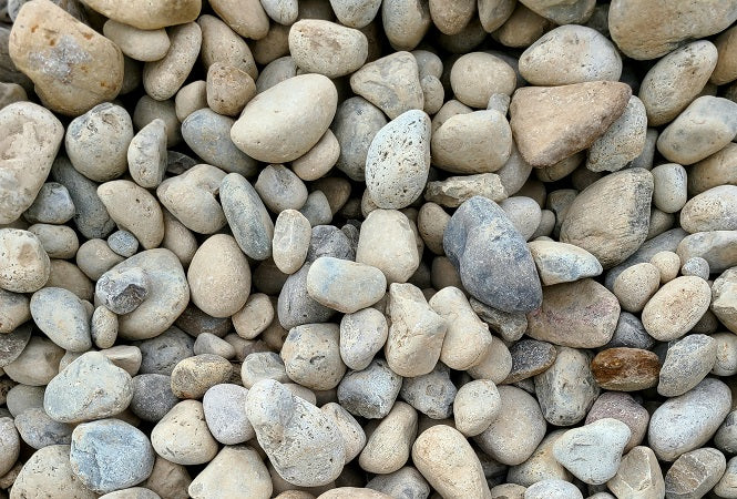 SALT AND PEPPER RIVER ROCK 1-2 - Dallas Stone Yard and Landscape Supply -  Outdoor Warehouse Supply